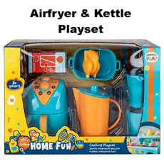 Airfryer and Kettle Cooking Playset